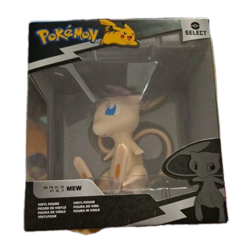 Mew 4" Pokemon Select Series 1 Vinyl Figure Jazwares New In Box Series 1